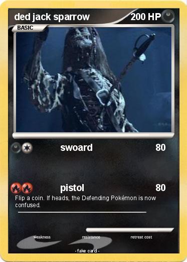 Pokemon ded jack sparrow