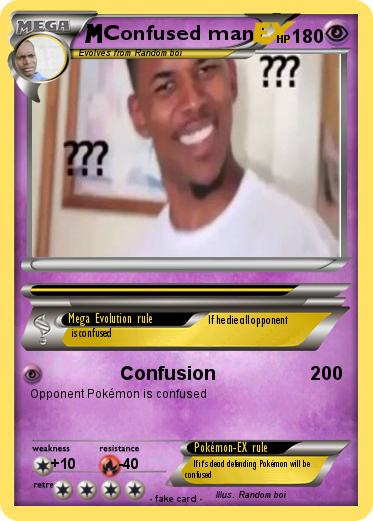 Pokemon Confused man