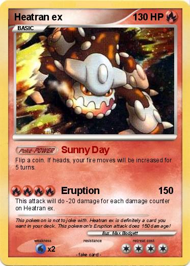 Pokemon Heatran ex