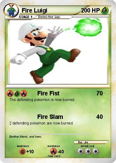 Pokemon Fire Luigi