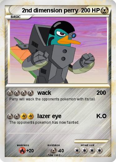 Pokemon 2nd dimension perry