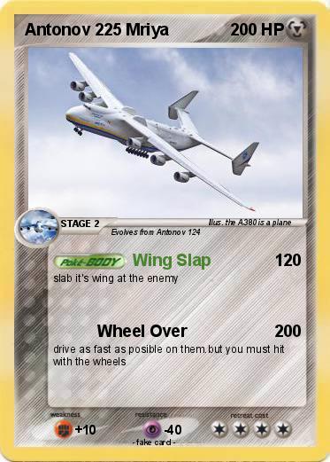 Pokemon Antonov 225 Mriya