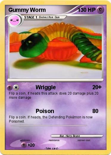 Pokemon Gummy Worm