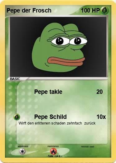 Pokemon Pepe der Frosch
