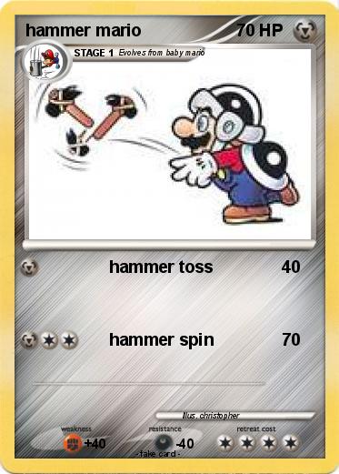Pokemon hammer mario