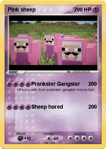 Pokemon Pink sheep