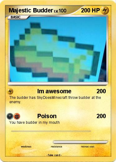 Pokemon Majestic Budder