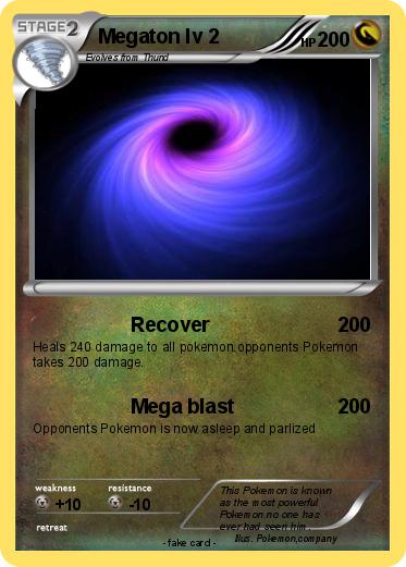 Pokemon Megaton lv 2