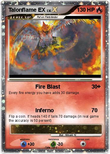 Pokemon Talonflame EX