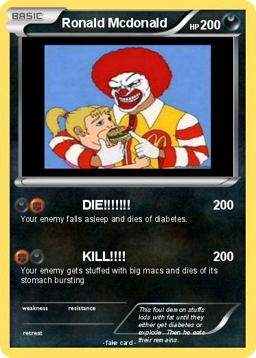 Pokemon Ronald Mcdonald