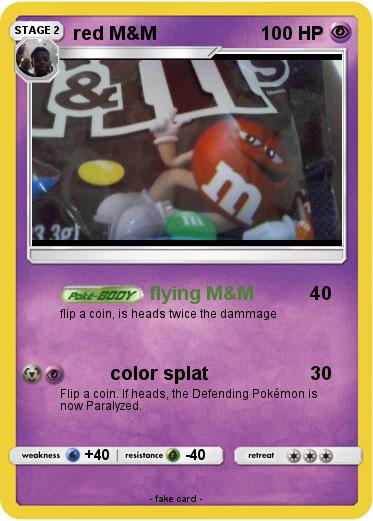 Pokemon red M&M