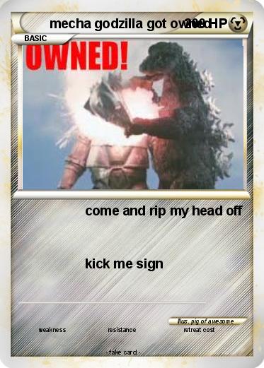 Pokemon mecha godzilla got owned