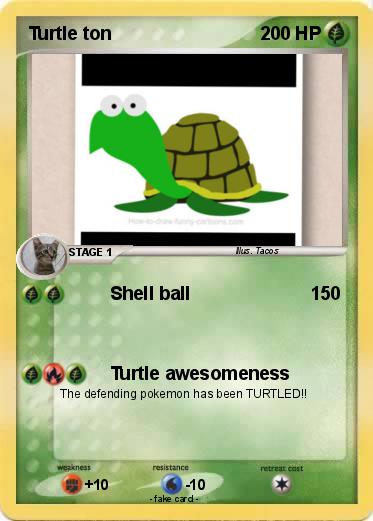 Pokemon Turtle ton