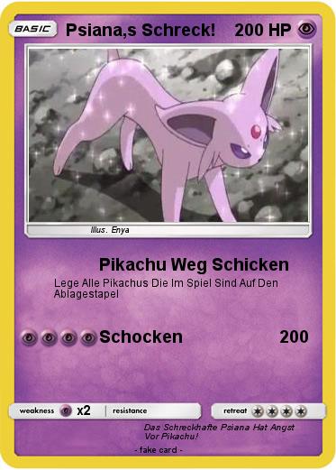 Pokemon Psiana,s Schreck!