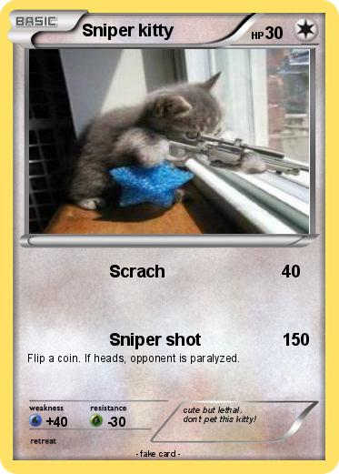 Pokemon Sniper kitty