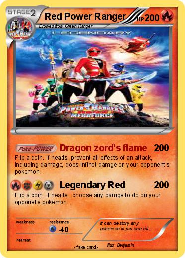 Pokemon Red Power Ranger