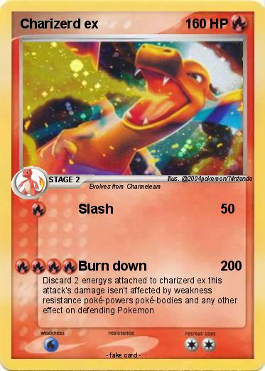 Pokemon Charizerd ex