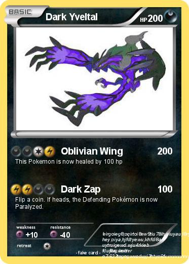 Pokemon Dark Yveltal