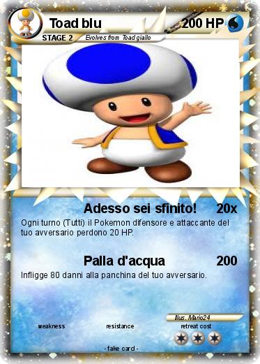 Pokemon Toad blu