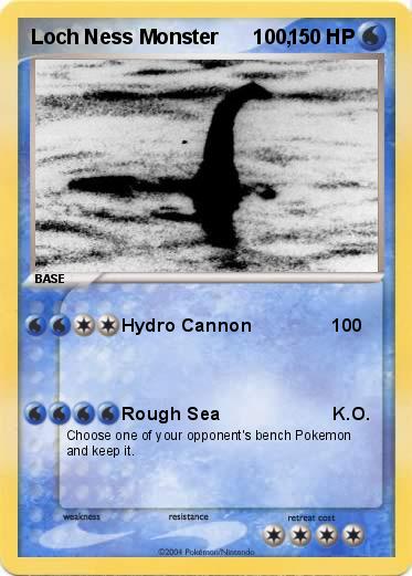 Pokemon Loch Ness Monster      100,