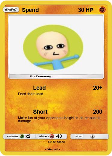 Pokemon Spend