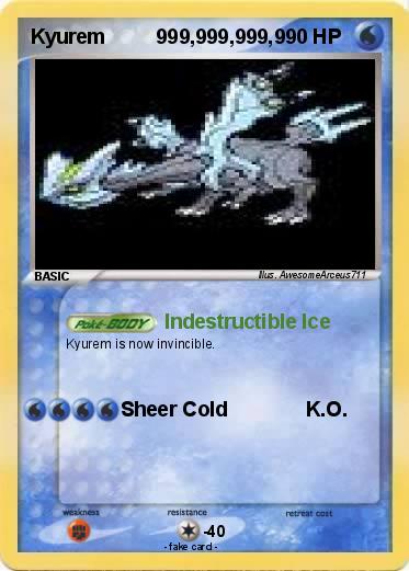 Pokemon Kyurem         999,999,999,9