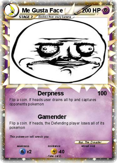 Pokemon Me Gusta Face
