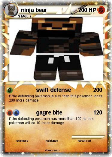Pokemon ninja bear