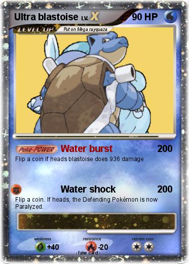 Pokemon Ultra blastoise