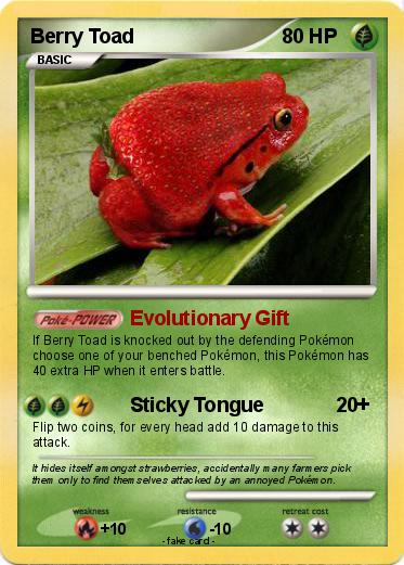 Pokemon Berry Toad
