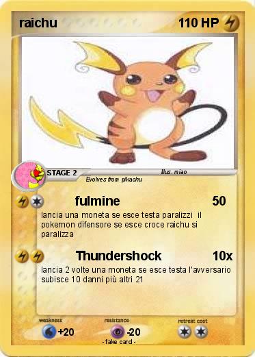 Pokemon raichu