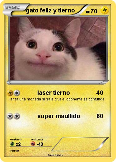 Pokemon gato feliz y tierno