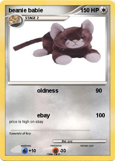 Pokemon beanie babie