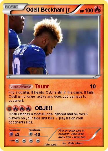 Pokemon Odell Beckham jr