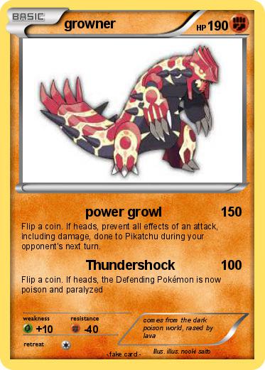 Pokemon growner