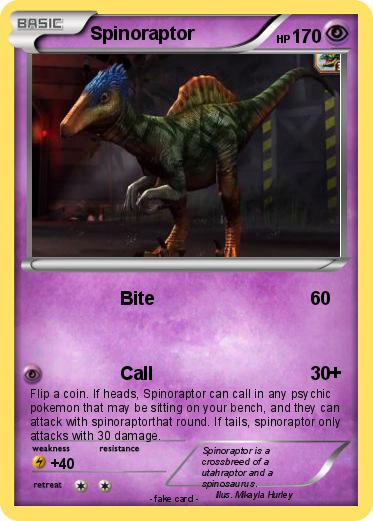 Pokemon Spinoraptor