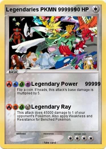 Pokemon Legendaries PKMN 999999