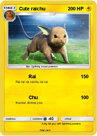 Pokemon Cute raichu