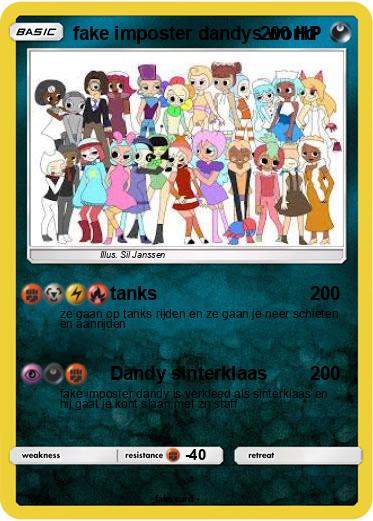 Pokemon fake imposter dandys world