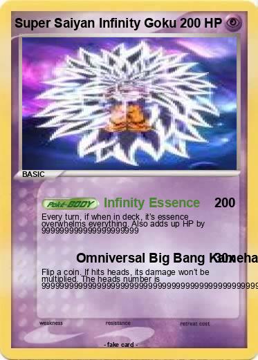 Pokemon Super Saiyan Infinity Goku