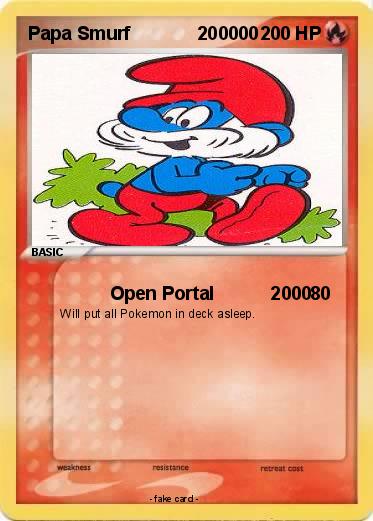 Pokemon Papa Smurf             200000