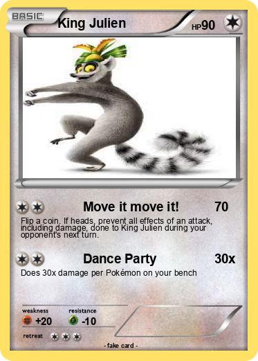 Pokemon King Julien
