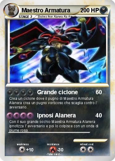 Pokemon Maestro Armatura