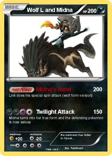Pokemon Wolf L and Midna