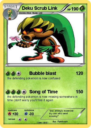 Pokemon Deku Scrub Link