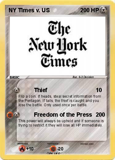 Pokemon NY TImes v. US