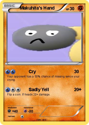 Pokemon Makuhita's Hand