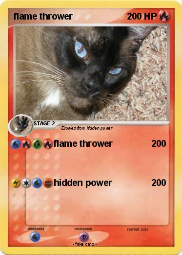 Pokemon flame thrower