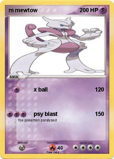 Pokemon m mewtow