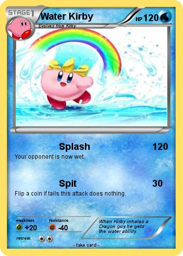 Pokemon Water Kirby